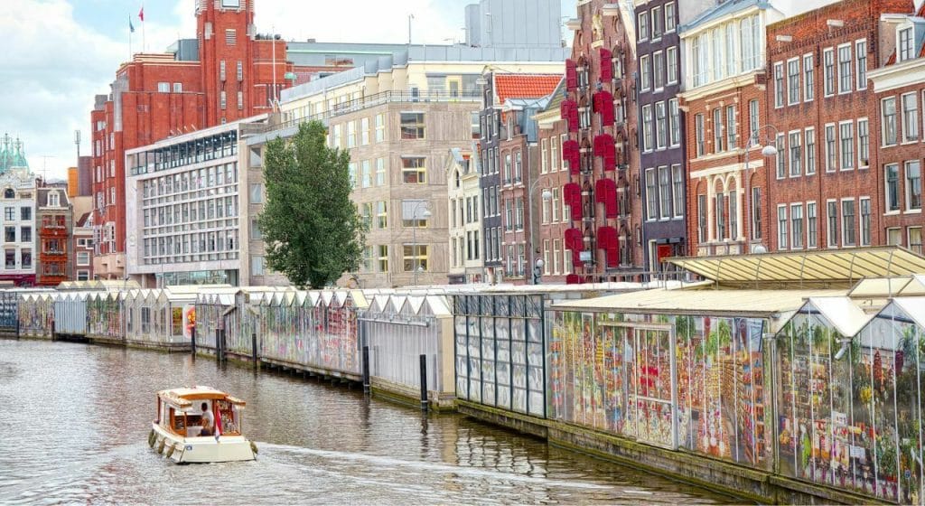 Bloemenmarkt, el mercado de las flores de Amsterdam