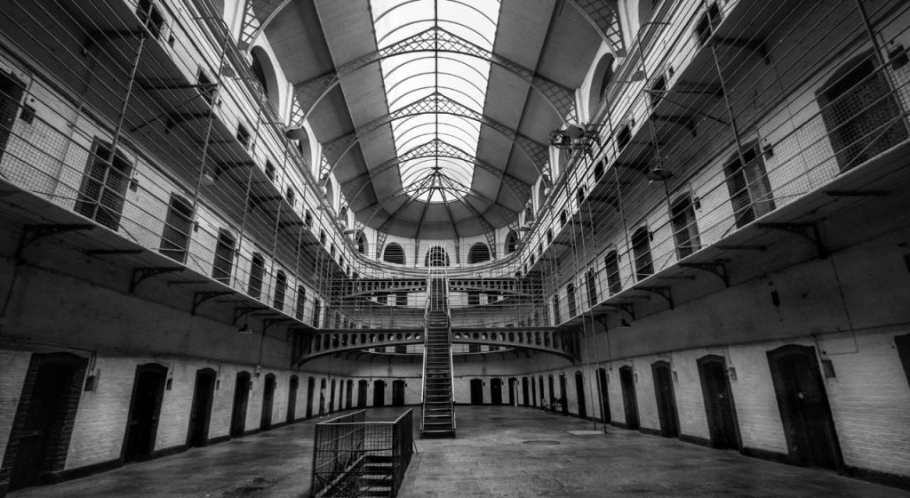 Patio interior cárcel kilmainham